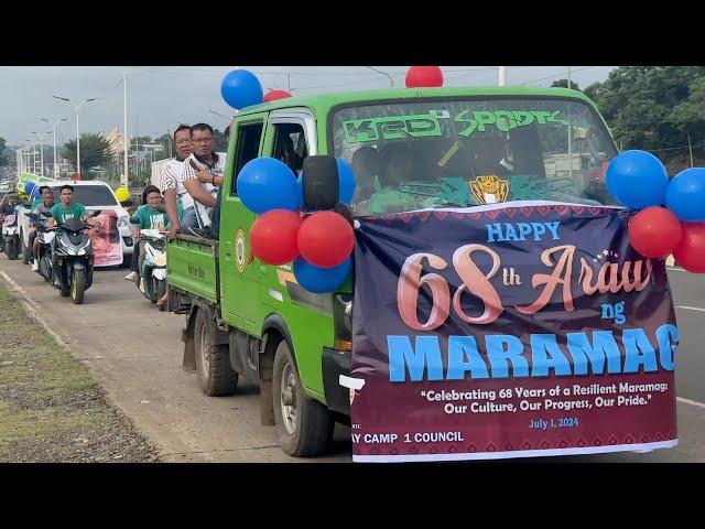 Longest Procession of Vehicles I Have Ever Seen..Maramag Day 2024