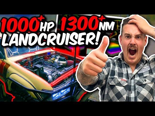 Making Over 1,000 HP & 1,300 NM of Torque! Australia's Wildest Landcruiser!