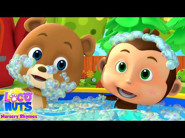 Bath Song | Bath Time Song | Nursery Rhymes and Children Songs For Babies with Loco Nuts