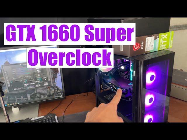 OVERCLOCK your GTX 1660 Super for More FPS!