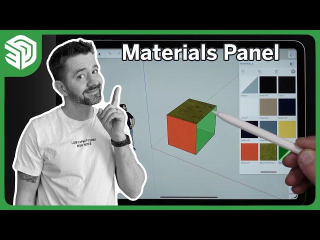 Materials Panel - SketchUp for iPad Square One