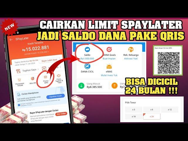 Cara Mencairkan Limit SPaylater Shopee Ke Dana Terbaru 2024 | Pake Qris SPaylater Jadi Dana