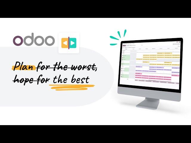 Odoo Planning: dream big, plan even bigger!