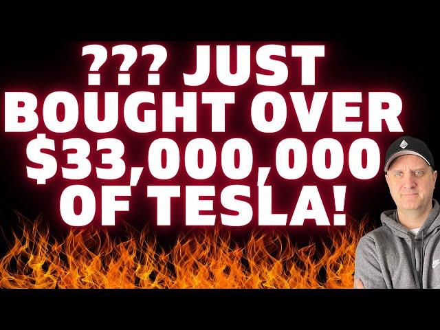 $33,000,000 WORTH OF TESLA JUST BOUGHT! TESLA STOCK PRICE PREDICTION UPDATE!  {How To Invest}