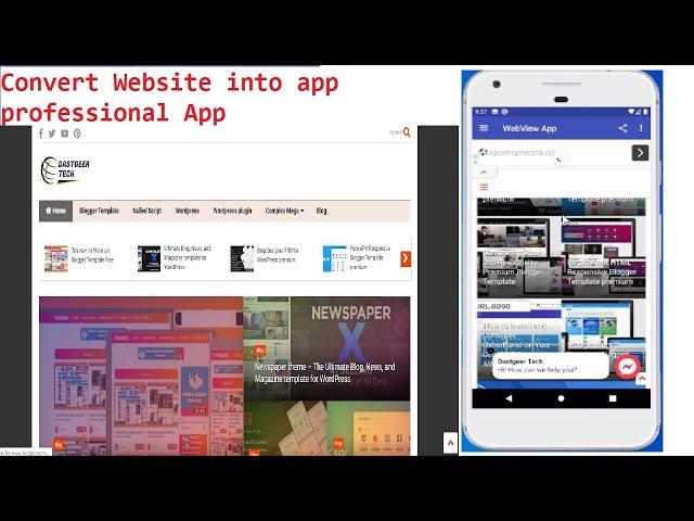 how to convert website into android app with Push Notification, AdMob | convert website into app