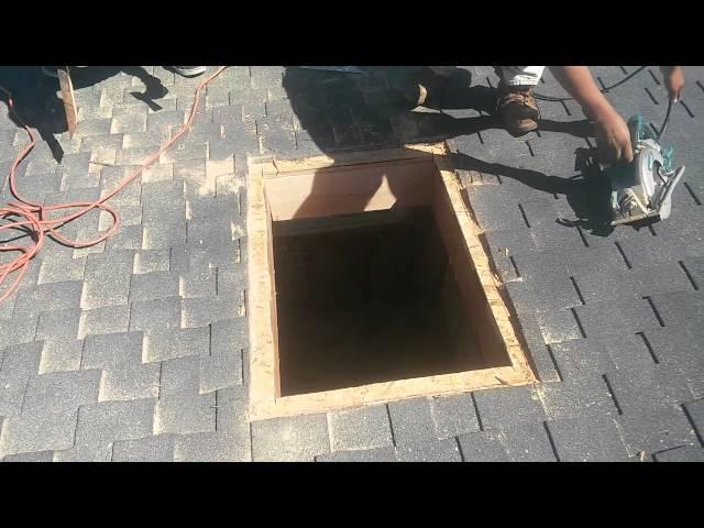 How to Video: Installing a Curb Mount Skylight , step by step from start to finish!