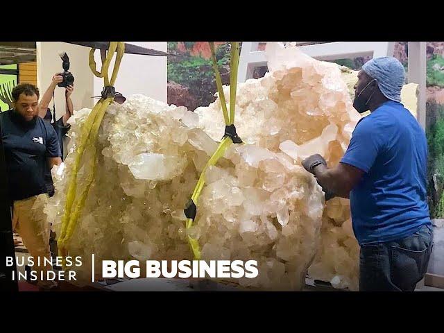 How This 8,000-Pound Crystal Went From Mine To Smithsonian | Big Business | Business Insider