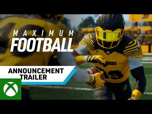 Maximum Football – Announcement Trailer