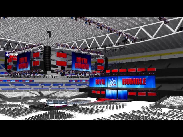 AlamoDome - Royal Rumble 2017 -stage