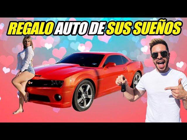 REGALO A MI NOVIA EL AUTO DE SUS SUEÑOS  SORPRESA CAMARO SS 