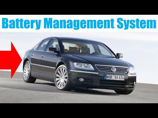 VW Phaeton Battery Management System - EXPLAINED