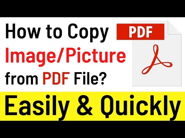 How To Copy Image From PDF To Word Document | Copy Diagram From PDF File (Simple & Quick Way)