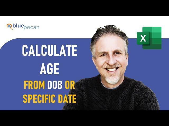 How to Calculate Age in Excel from Date of Birth or Specific Date | Age in Years and Months