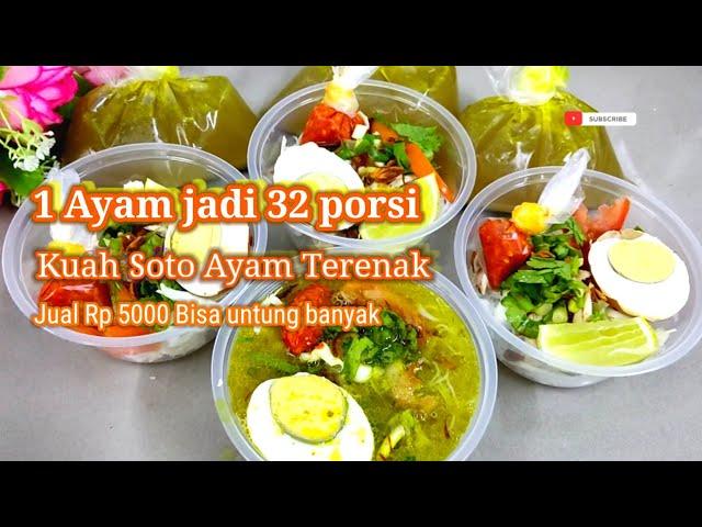 Ide bisnis ini bakalan banjir pesanan & repeat order || Resep soto ayam