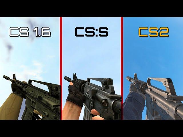 CS 1.6 vs CS:S vs CS2