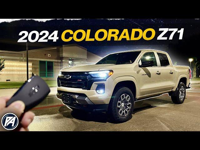 2024 Chevy Colorado Z71 Review & Drive At NIGHT
