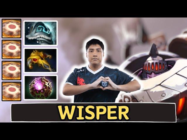  Wisper TIMBERSAW Offlane Gameplay 14200 MMR !!!  Wisper Perspective - Full Match Dota 2