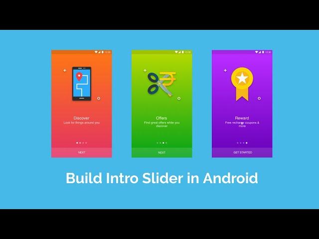 Build Intro Slider in Android - AndroidWave