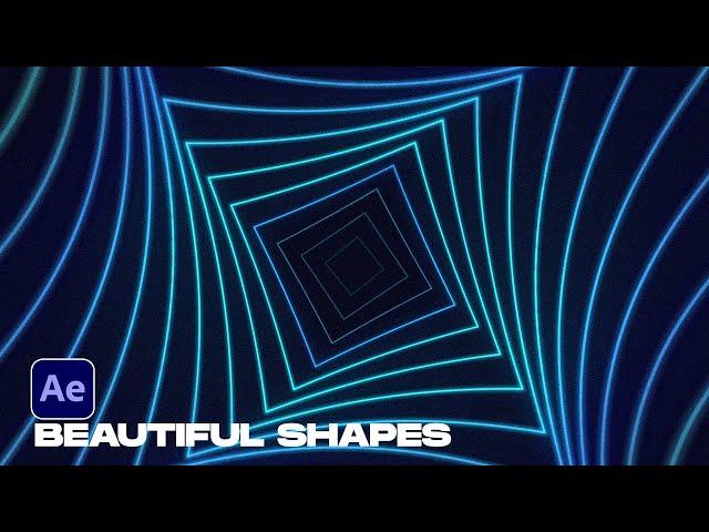 Create Beautiful Looping Shape Motion Graphics in After Effects | Tutorial