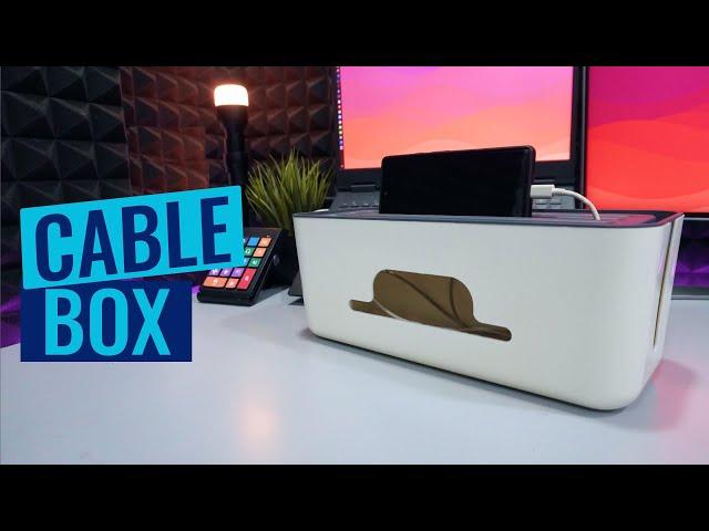 TRANSFORM Your Desk: Cable Management Box Setup