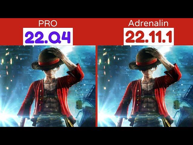 AMD Pro Driver Update 22.Q4 Vs Adrenalin 22.11.1 6700XT 5800X3D 1440P