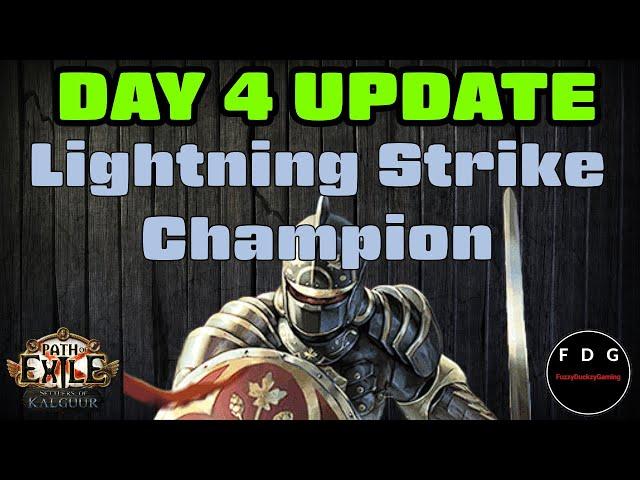 4 voidstones & starting to ramp Day 4 update Lightning Strike Champion Path of Exile 3.25