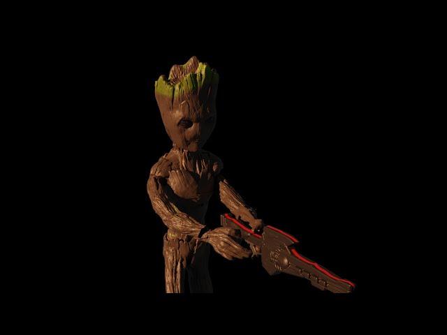 Teen groot test (Blender animation)