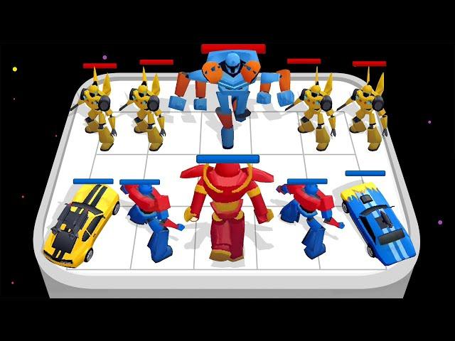 MERGE BATTLE CAR - Robot Transform ⭐ Merge Master Gameplay