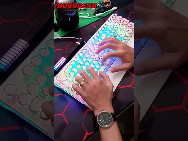 Sound Test RK S108 RGB BLue Switch, Round Keycap Version