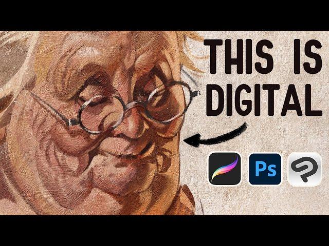 Make your digital paintings look 100% traditional