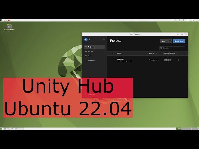 How to install Unity Hub on Ubuntu 22.04