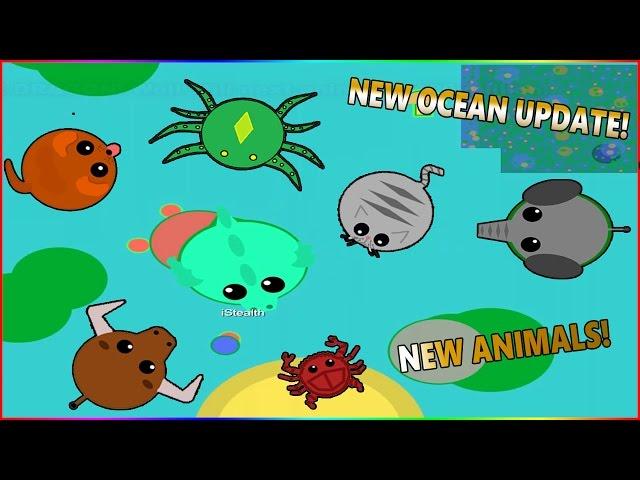 MOPE.IO NEW OCEAN UPDATE! NEW ANIMALS COMING TOMORROW!! BEST UPDATE EVER! (Mope.io)