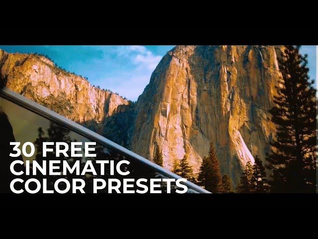 30 FREE Cinematic Color Presets for Premiere Pro