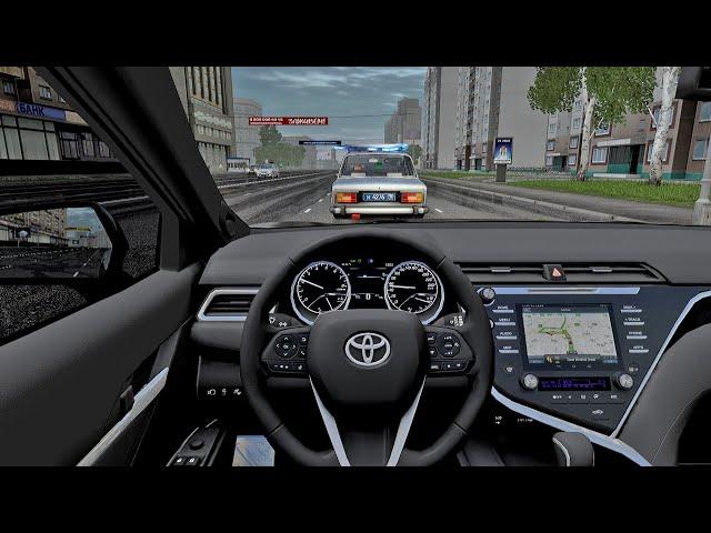 Toyota Camry 3.5 XV70 [ POV DRIVE | City Car Driving | Logitech g29