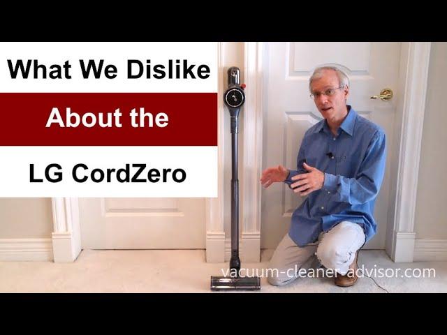 LG CordZero A9 - What We Dislike