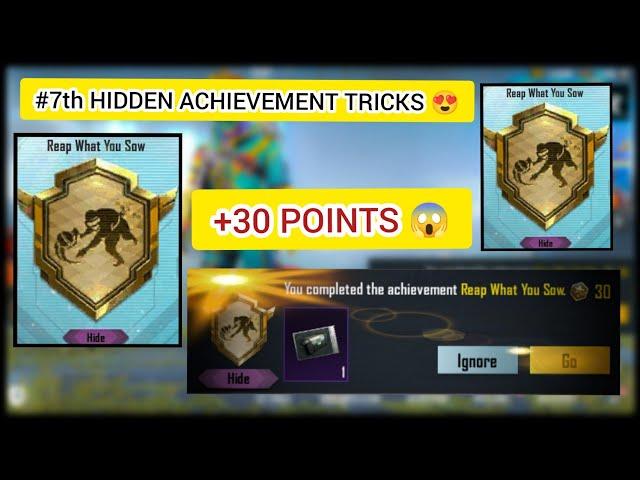 New Hide Achievement Reap What You Sow | Easyway to Complete Reap What You Sow Hidden Achievement