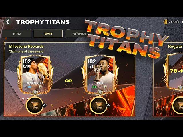 Maradona or Pele !! Trophy Titans Event in FC Mobile 25