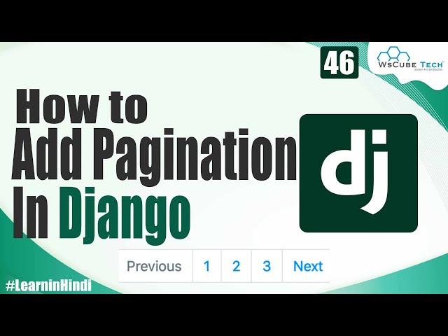 What is Pagination and How to Add Pagination in Django Project | Django Tutorial