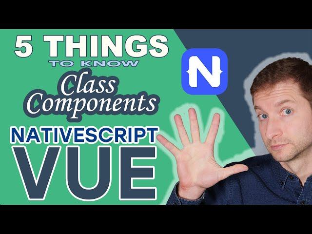 Using TypeScript Class Components in NativeScript Vue | Tutorial