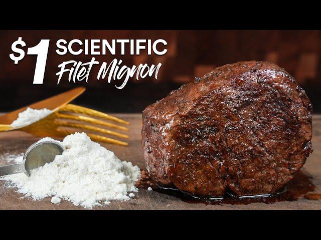 I made a $1 STEAK using science!