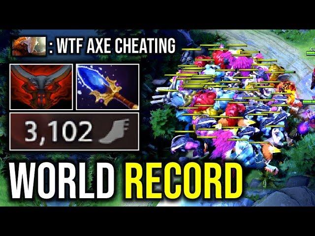 WORLD RECORD..!! +3000 Move Speed Axe Aghanim Scepter 7.22c | Dota 2
