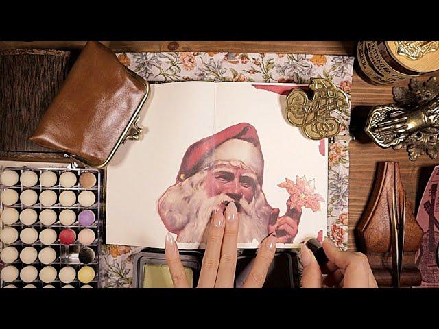 ASMR Decorating Art Journal [3H] Journaling relaxing paper sounds for sleep