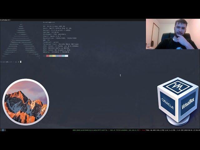 Configuring a MacOS VM with VirtualBox