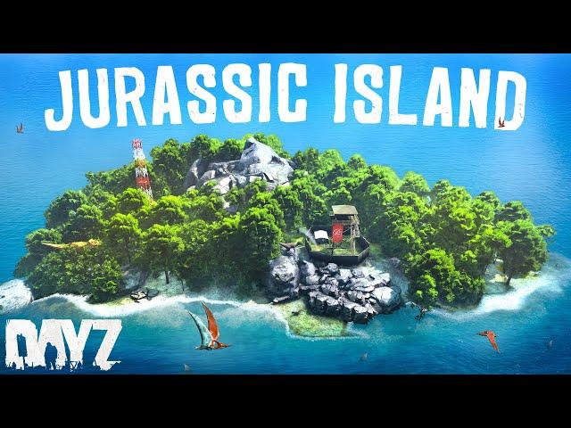 Stranded on a JURASSIC ISLAND in DayZ: How I Survived with Nothing!