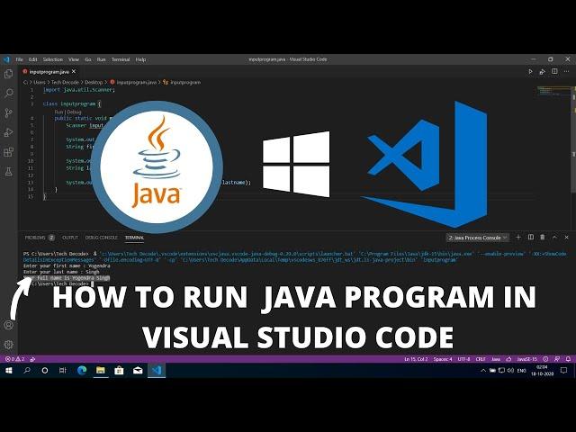 How to Run JAVA in Visual Studio Code on Windows 10 2022