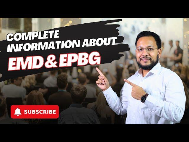 EMD Refund Process - EMD & EPBG Explained: Everything You Need to Know!