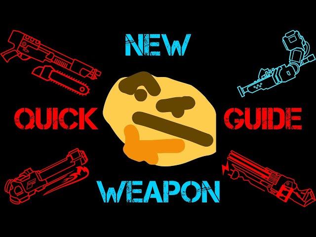 Quick Guide For All The NEW WEAPONS - ULTRAKILL FULL ARSENAL UPDATE