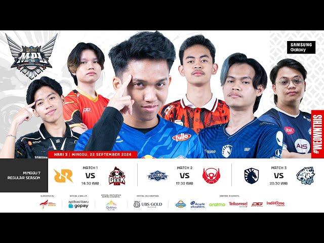  LIVE | MPL ID S14 | Regular Season Hari 3 Minggu 7 | Bahasa Indonesia