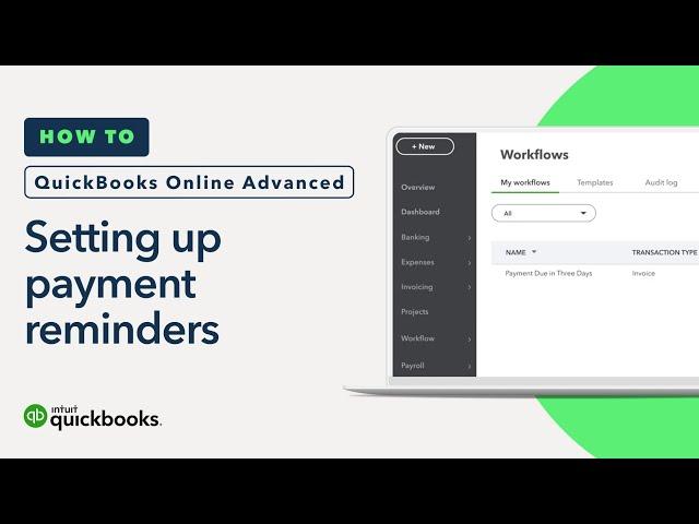 How to set up payment reminders | QuickBooks Online Advanced