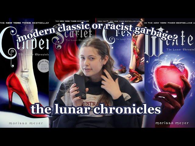 an unnecessarily thorough recap of the LUNAR CHRONICLES ('Cinder' by Marissa Meyer)